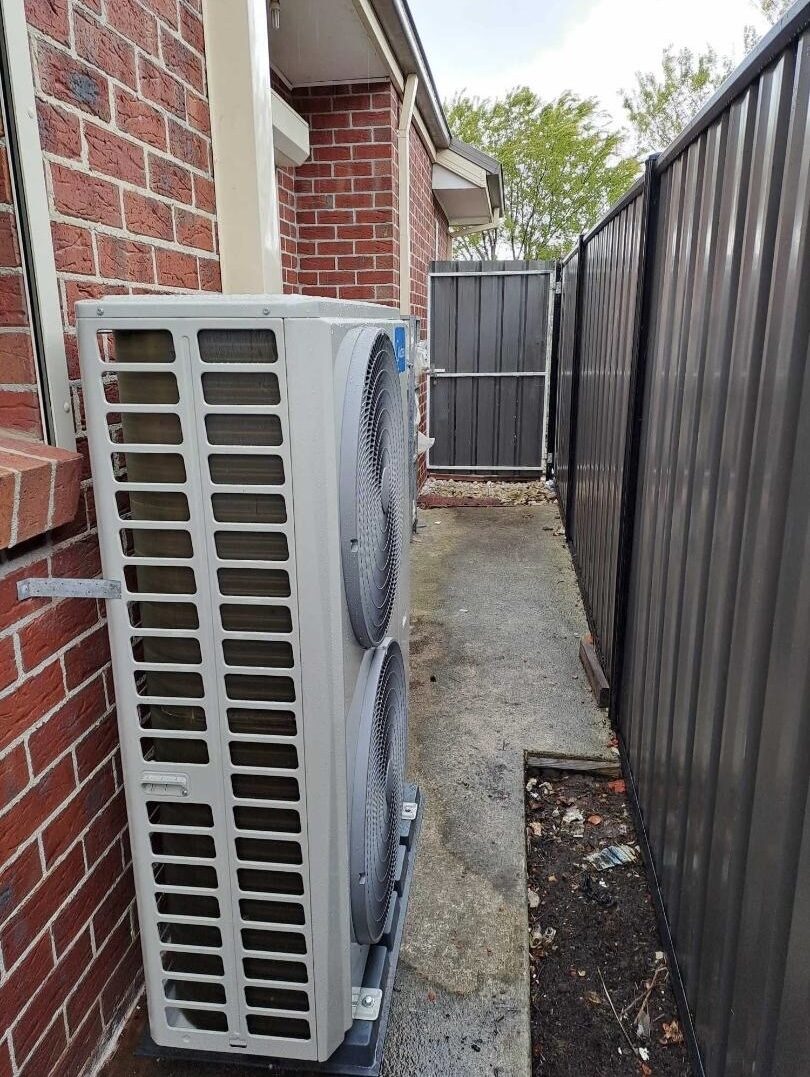 Midea twin-stack outdoor unit